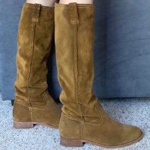 Tall Suede Frye Boots